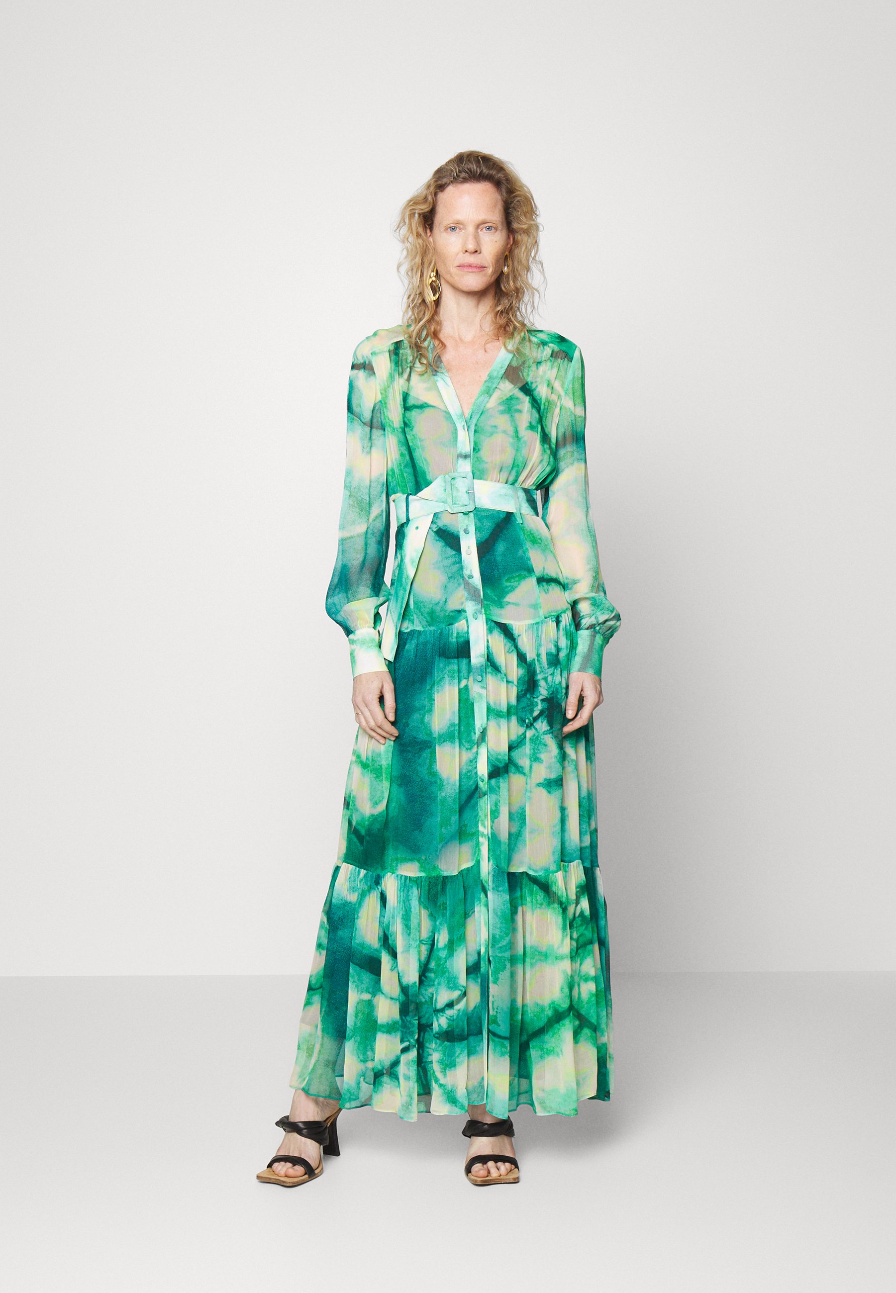 Pinko COSTANTINO - Vestito elegante - green/yellow/verde - Zalando.it