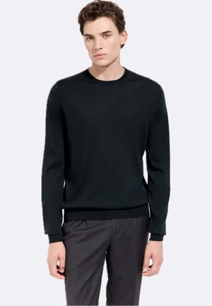 GIROCOLLO - Felpa - verde scuro