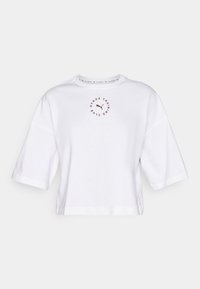 HYROX CROPPED LIFESTYLE TEE - Triko s potiskem - white