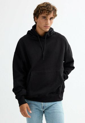 Jersey con capucha - black