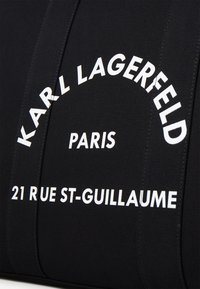 KARL LAGERFELD SQUARE LARGE TOTE - Shopping bag - black