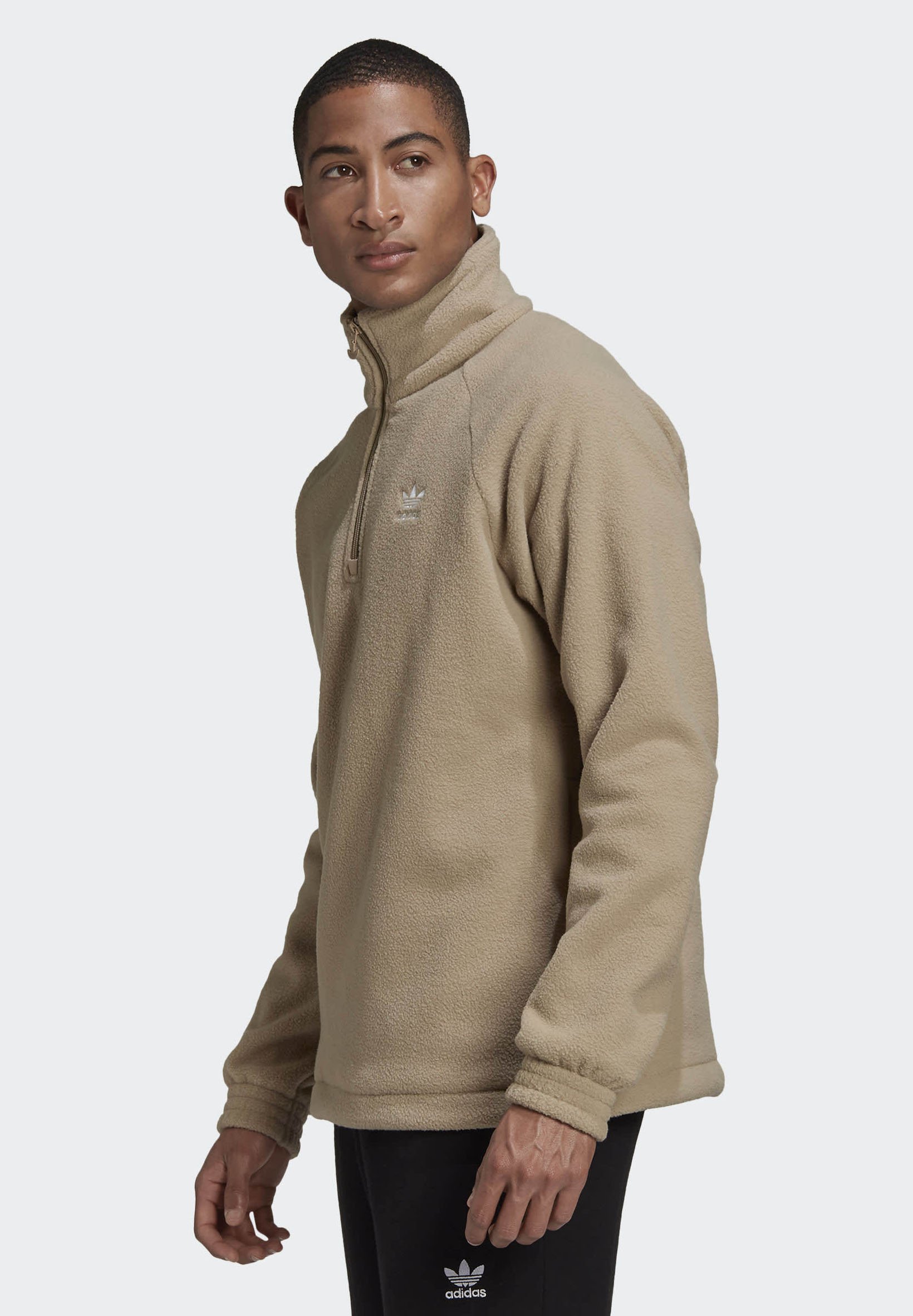 adidas Originals Fleecepullover browngrün Zalando.at adidas Originals BLOCK Fleecepullover grey Zalando.at