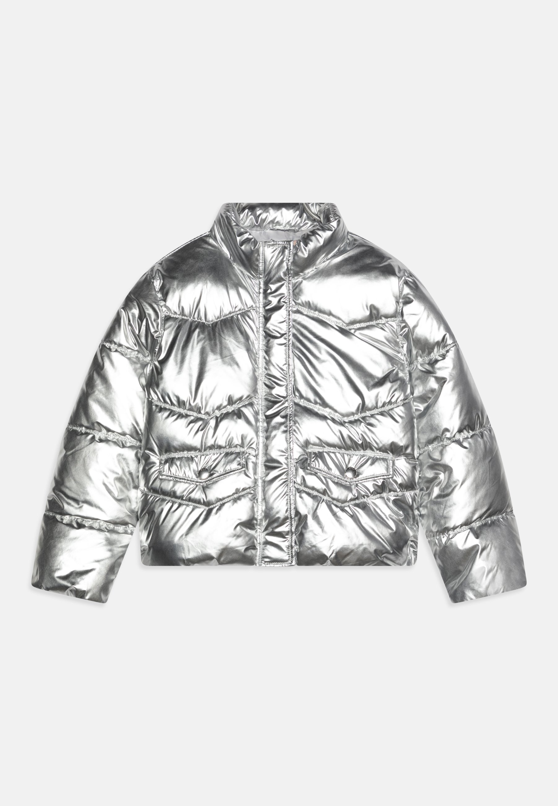 ONLY GIRLS KOGPEARL PUFFER - Winter jacket - silver/silver