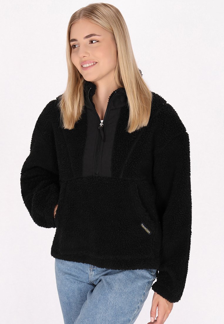 Schmuddelwedda Fleece trui zwart Schmuddelwedda Fleece trui zwart