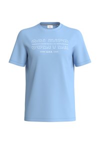 s.Oliver T-Shirt print - hellblau