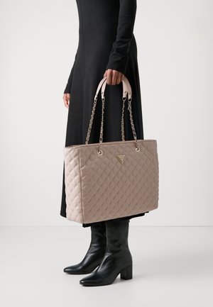 Guess GIULLY TOTE - Shopping Bag - light beige