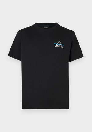 REG FIT TRIANGLE - T-shirt con stampa - black