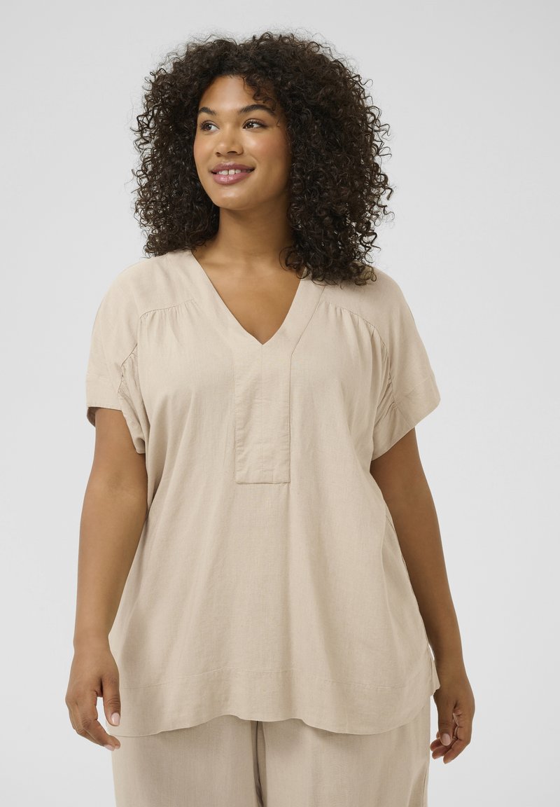 Kaffe Curve - KCMILLE - Blouse - feather gray, Enlarge