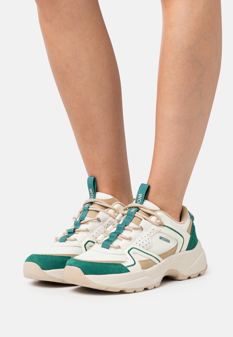 Woden SIF REFLECTIVE - Tenisice - whisper white/botanical