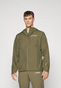 Adidas Terrex MULTI 2.5L - Vodotesná bunda - olive strata