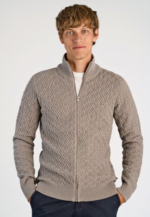 Strickjacke - dk sand