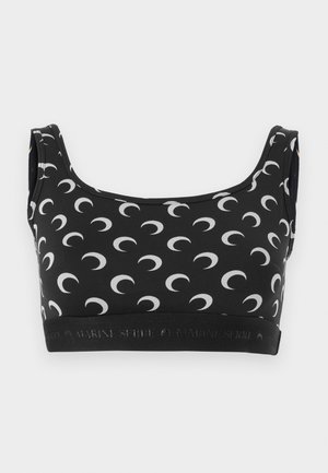 MARINE SERRE MOON PRINTED SPORT BRA - Topper - inverse tan