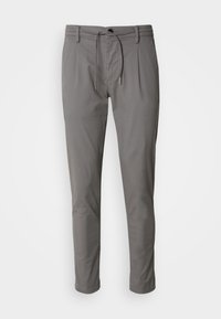 DRAWSTRING PANTS - Pantalon classique - dark deep grey