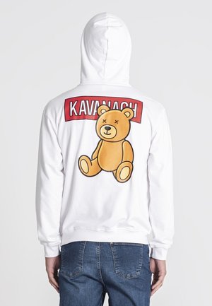 BEAR ALERT - Kapuzenpullover - white