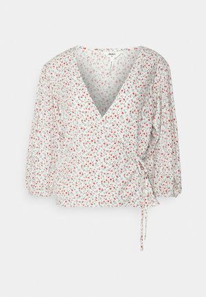 OBJEMA ELISE WRAP - Blusa - bright white