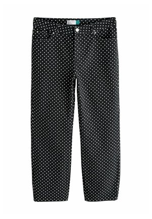 REGULAR FIT - Jeans Straight Leg - black polka dot