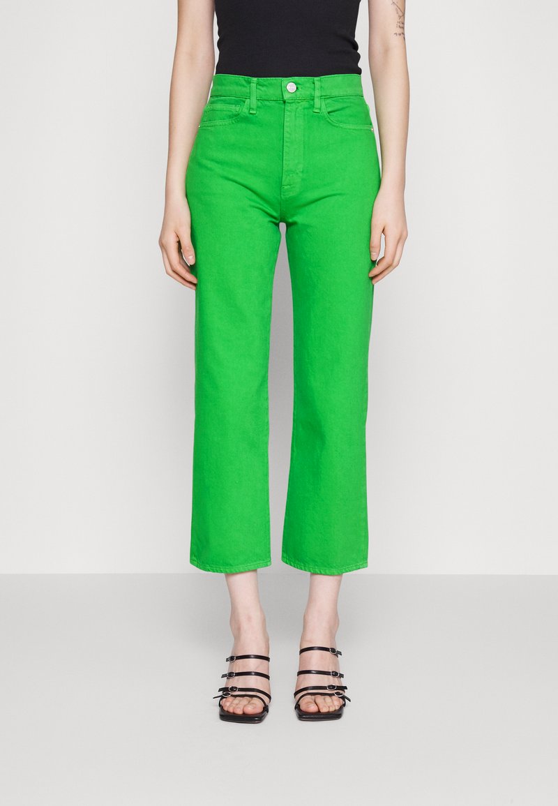 FRAME LE JANE CROP Straight leg jeans peridot/green Zalando.co.uk