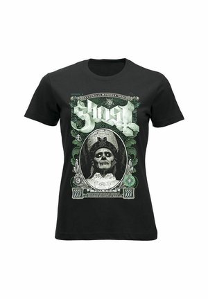 GHOST PAPA NIHIL  - Printtipaita - black