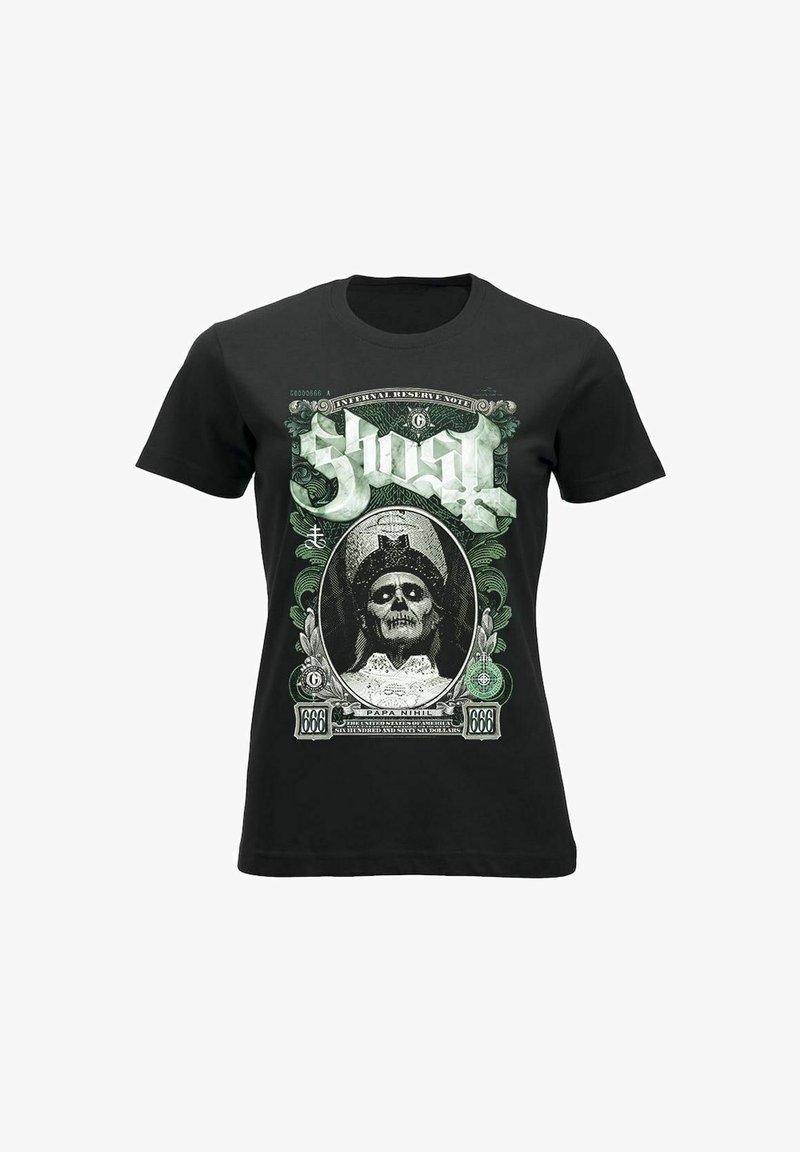 rockshirts GHOST PAPA NIHIL - T-shirt print - black