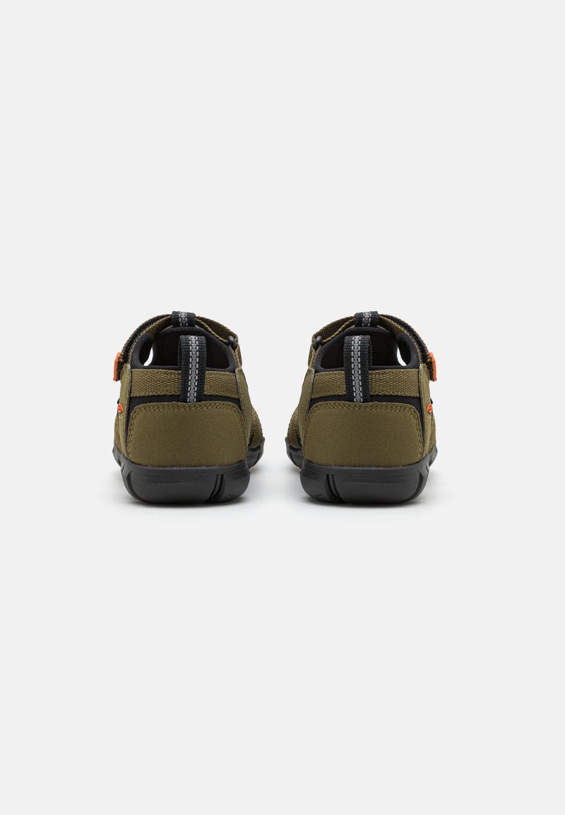 Keen Olive Green Sandals with Black and Orange Accents Keen SEACAMP II CNX CHILDREN UNISEX - Walking sandals  main image 3