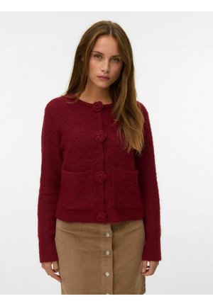 VMBLOSSOM O-NECK - Kardigan - syrah