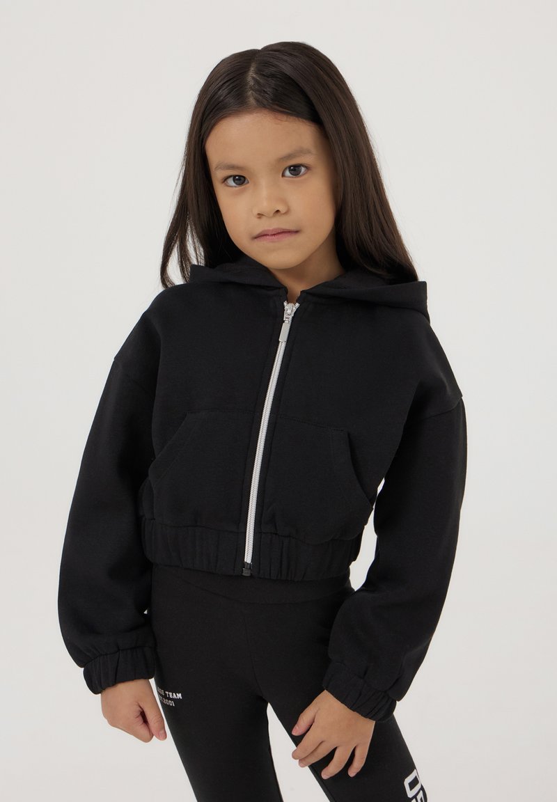 Felpa Donna Felpe Oversize Terranova Cerniera Felpe Grandi Per Ragazze  Terranova CAPP CROP Felpa Con, image size:800x1152