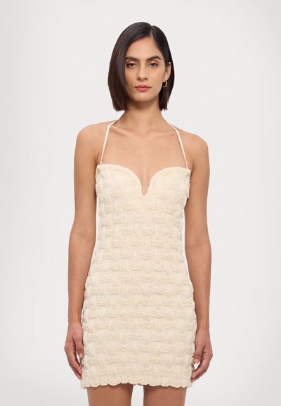 Nanushka JANNIKA - Rochie cocktail/Rochie petrecere - creme