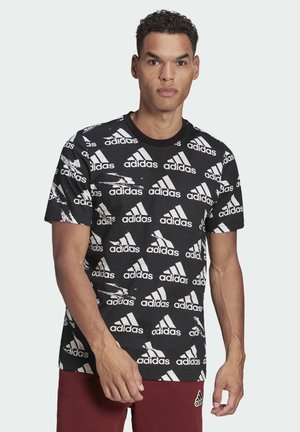 T-shirt con stampa - black