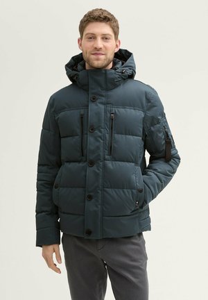 PUFFER MIT ABNEHMBARER KAPUZE - Winter jacket - stormy blue