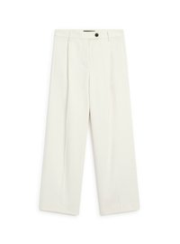 WIDE-LEG - Trousers - beige