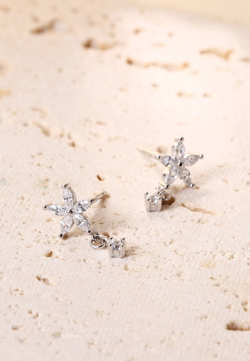 Orecchini studs in Agata nera - Cristalli di Ananda