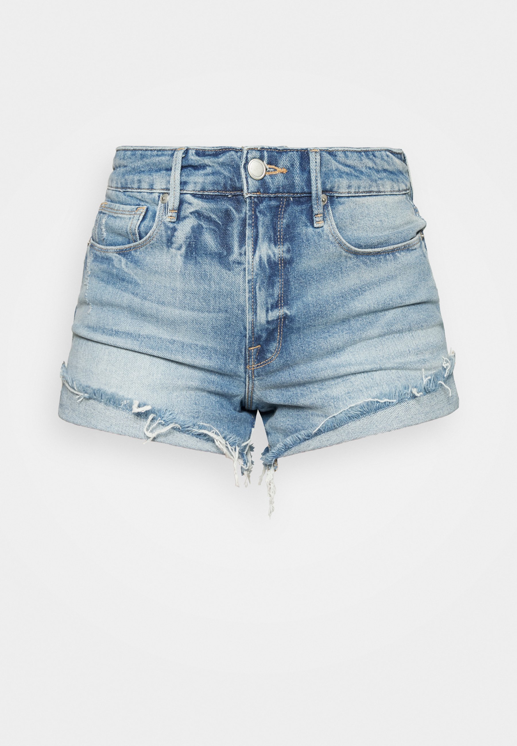 GOOD CURVE - Denim shorts - indigo 