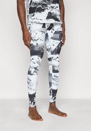 UFC ZENITH FIGHT WEEK MENS SPATS - Leggings - black/white/orange