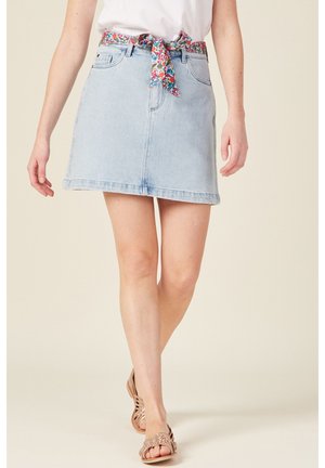 Minirock - denim bleach