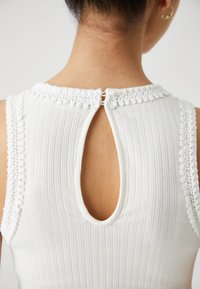 VILA VIBABIA O NECK - Top - eggnog