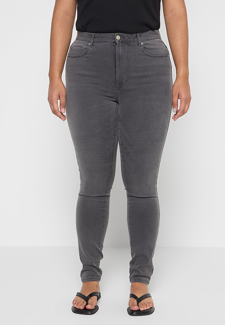 ONLY Carmakoma Jeans Skinny Fit grijs