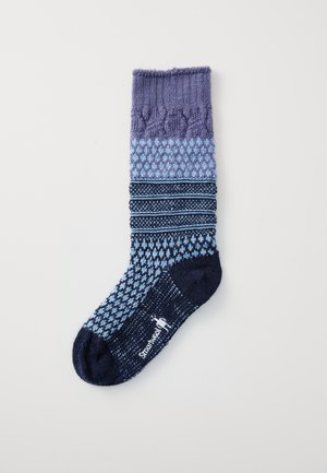 EVERYDAY COZY POPCORN CABLE CREW SOCKS - Chaussettes - serene blue