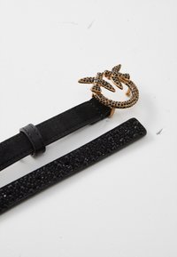Pinko LOVE BERRY BELT - Curea - nero/antique gold