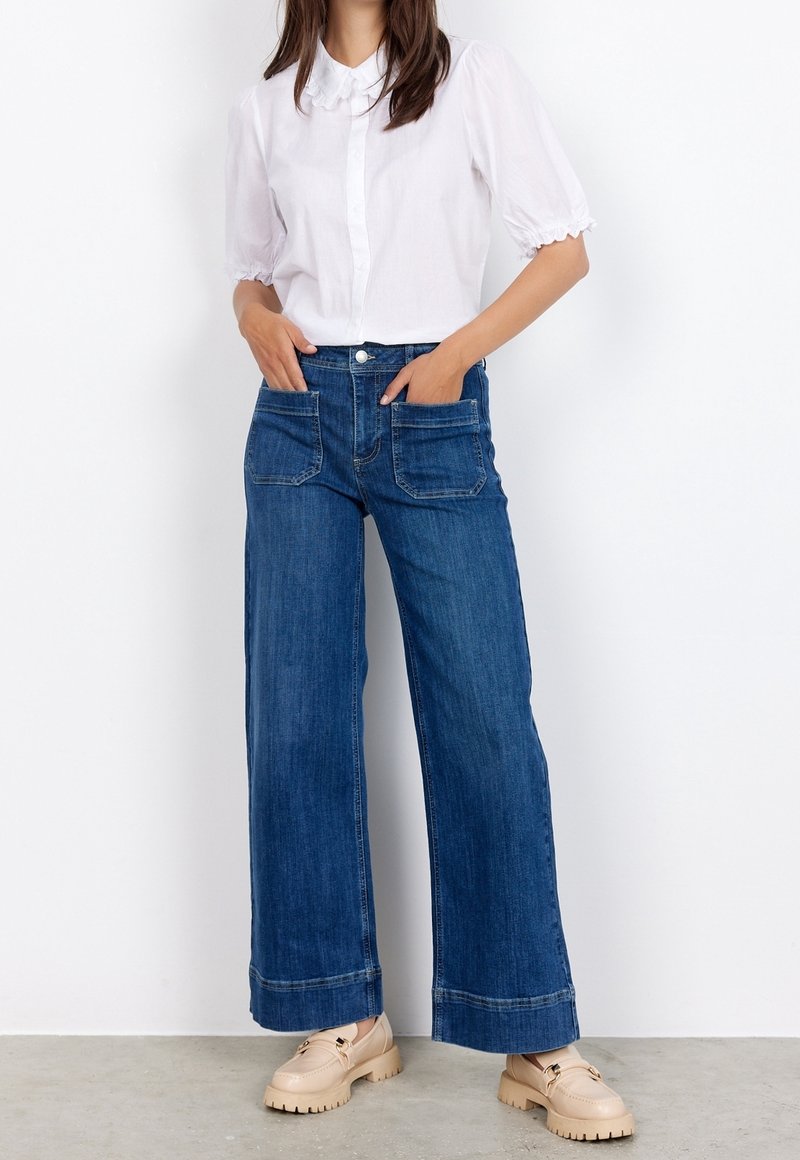 Soyaconcept Flared-farkut - blue denim