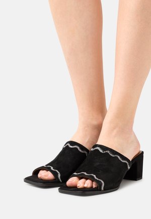 Scotch & Soda COURTNEY - Pantolette hoch - black