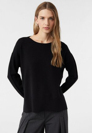Strickpullover - schwarz