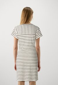 GAP SARONG DRESS - Džersejové šaty - white/black