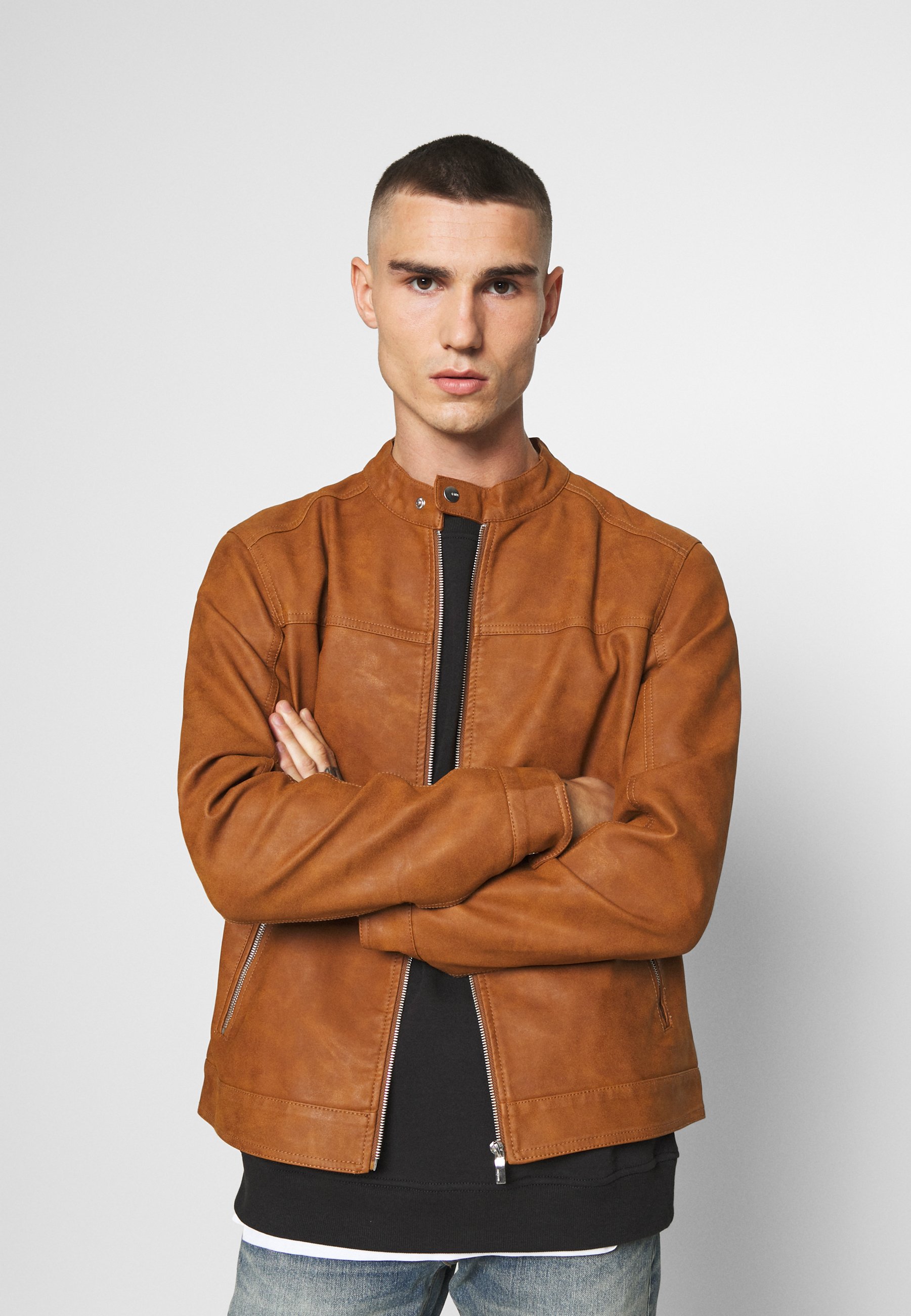 ONSJASPER Imitatieleren jas monks robe ONSJASPER Imitatieleren jas monks robe