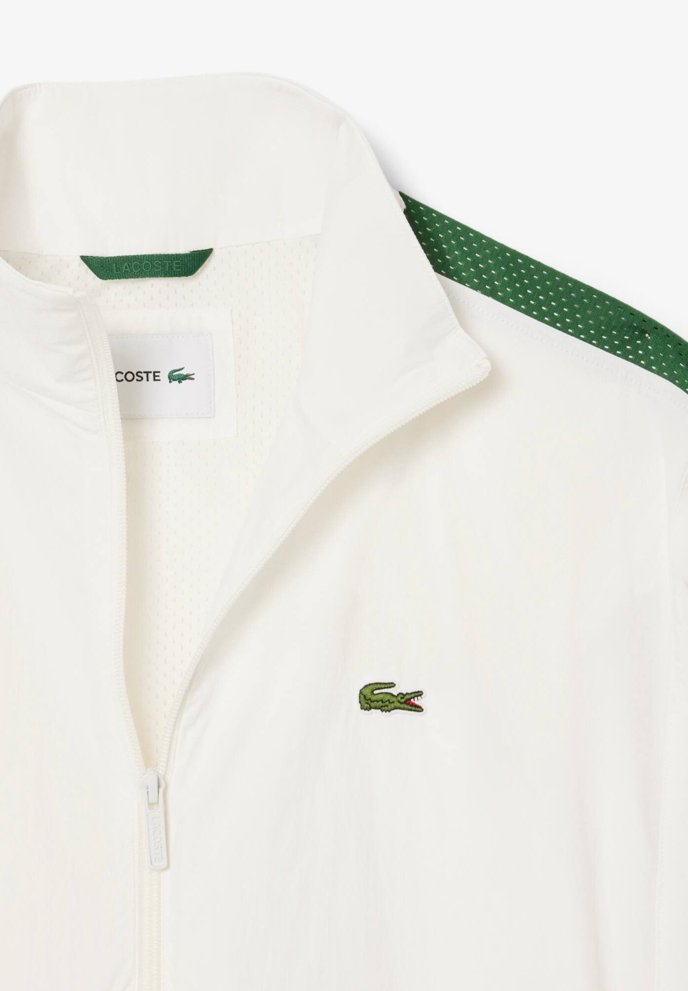 Lacoste Bomber Jacket - flour green/white - Zalando.co.uk