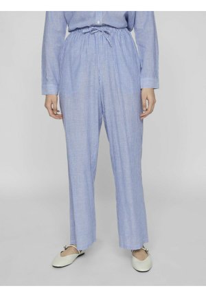 VILA HIGH WAIST - Nohavice - cloud dancer