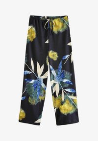 Atlasīts, navy floral print