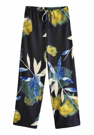 Next Pantalon classique - navy floral print