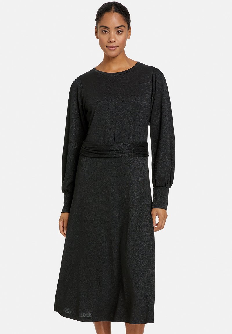 Taifun MIT GLITZER EFFEKT - Robe de jour - schwarz/noir - ZALANDO.BE