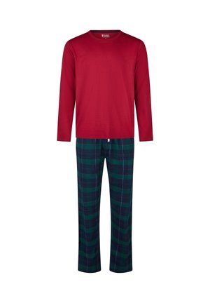 CHRISTMAS SET GIFTBOX - Pyjamas - red/green checkered flannel