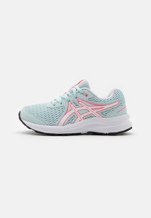 CONTEND 7 UNISEX - Zapatillas de running neutras - aqua/white